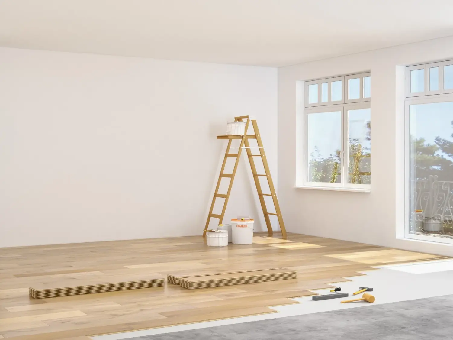 sanierung einer wohnung 